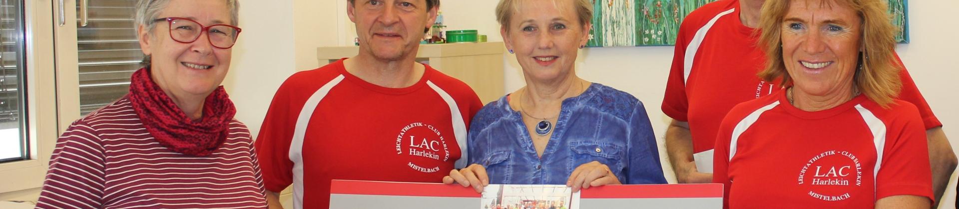 Charity Lauf des LAC Harlekin mit DSA Roswitha Tscherkassky-Koularas